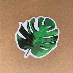 🌈20/$12🌈 Green Leaf Sticker